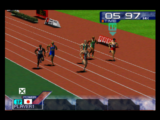 Ganbare! Nippon! Olympics 2000 (Japan) In game screenshot